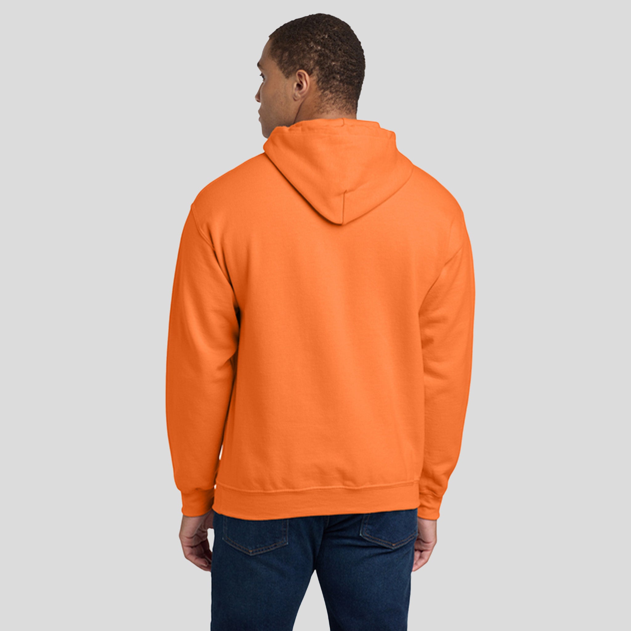 Heavy Blendβ’ Hooded Sweatshirt | Safety Orange