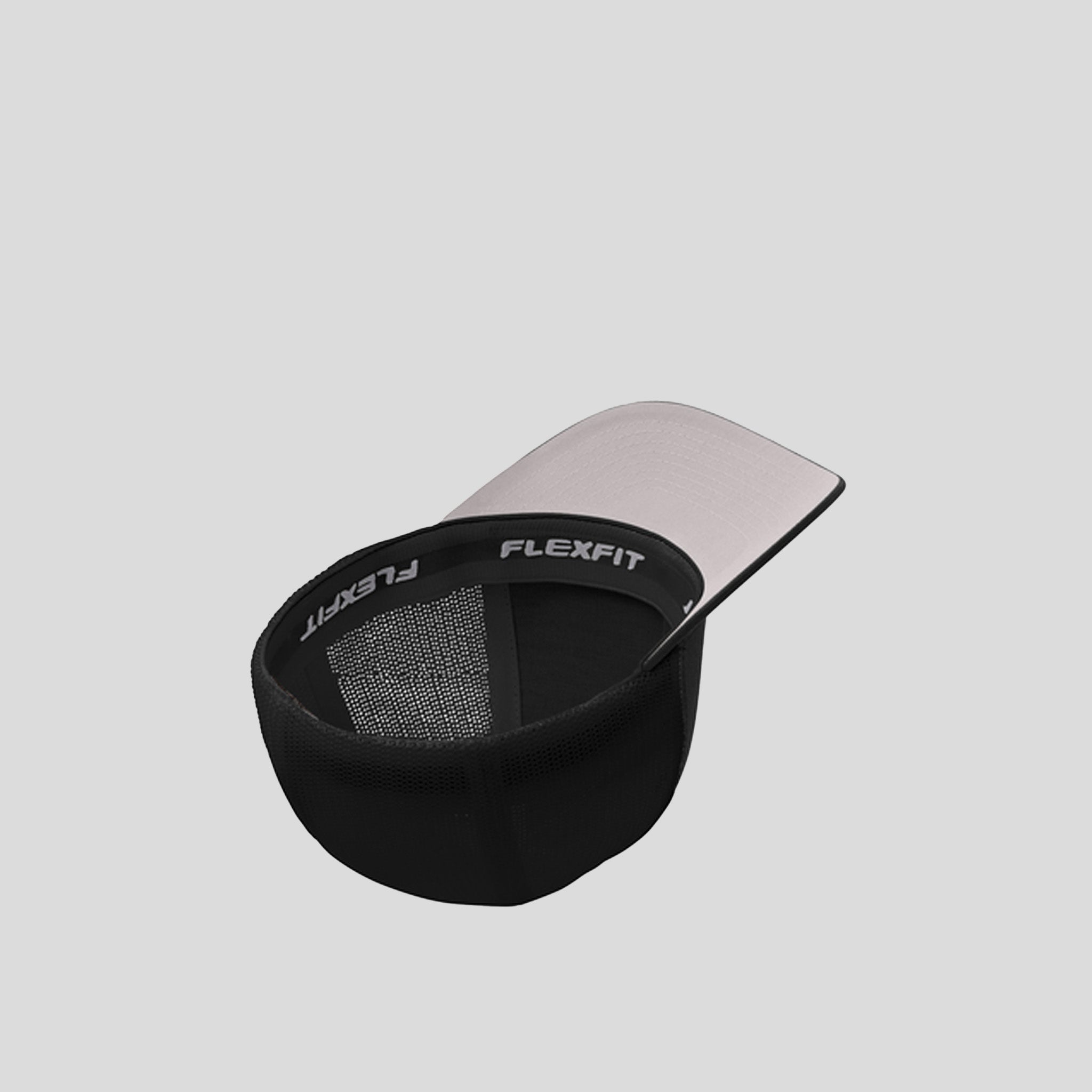 Flexfitยฎ Mesh Back Cap | Black/Black