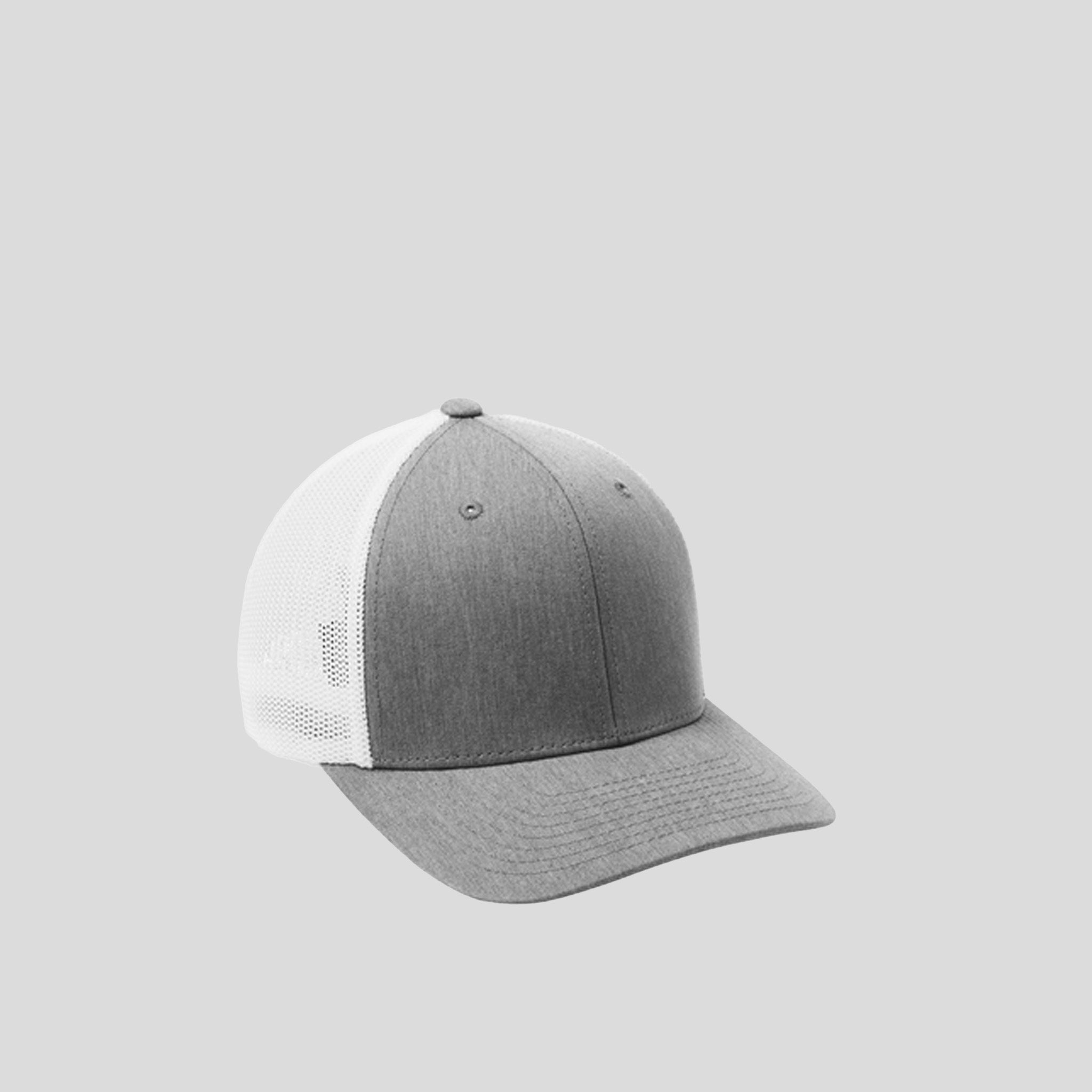 Flexfitยฎ Mesh Back Cap | Heather Grey/White