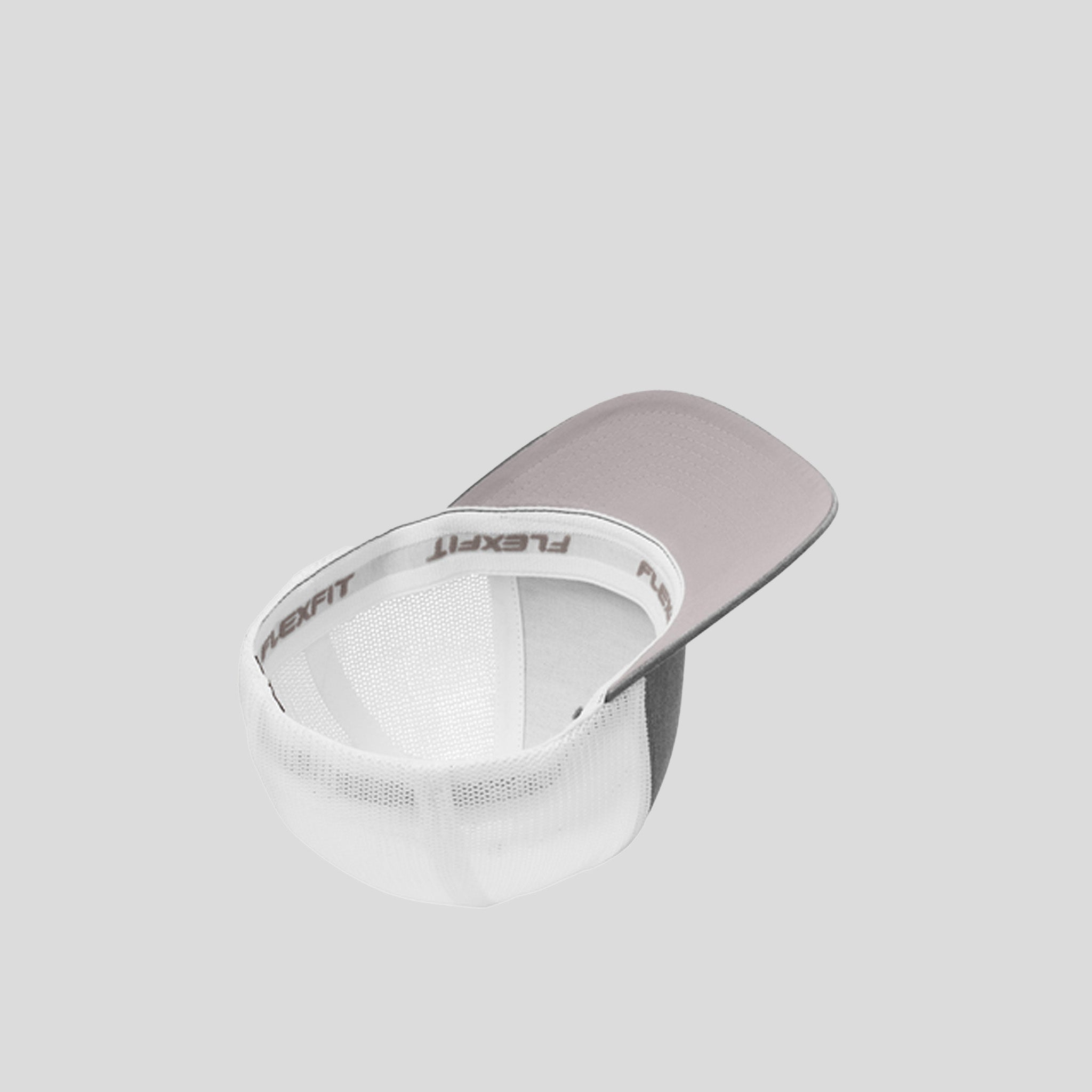 Flexfitยฎ Mesh Back Cap | Heather Grey/White