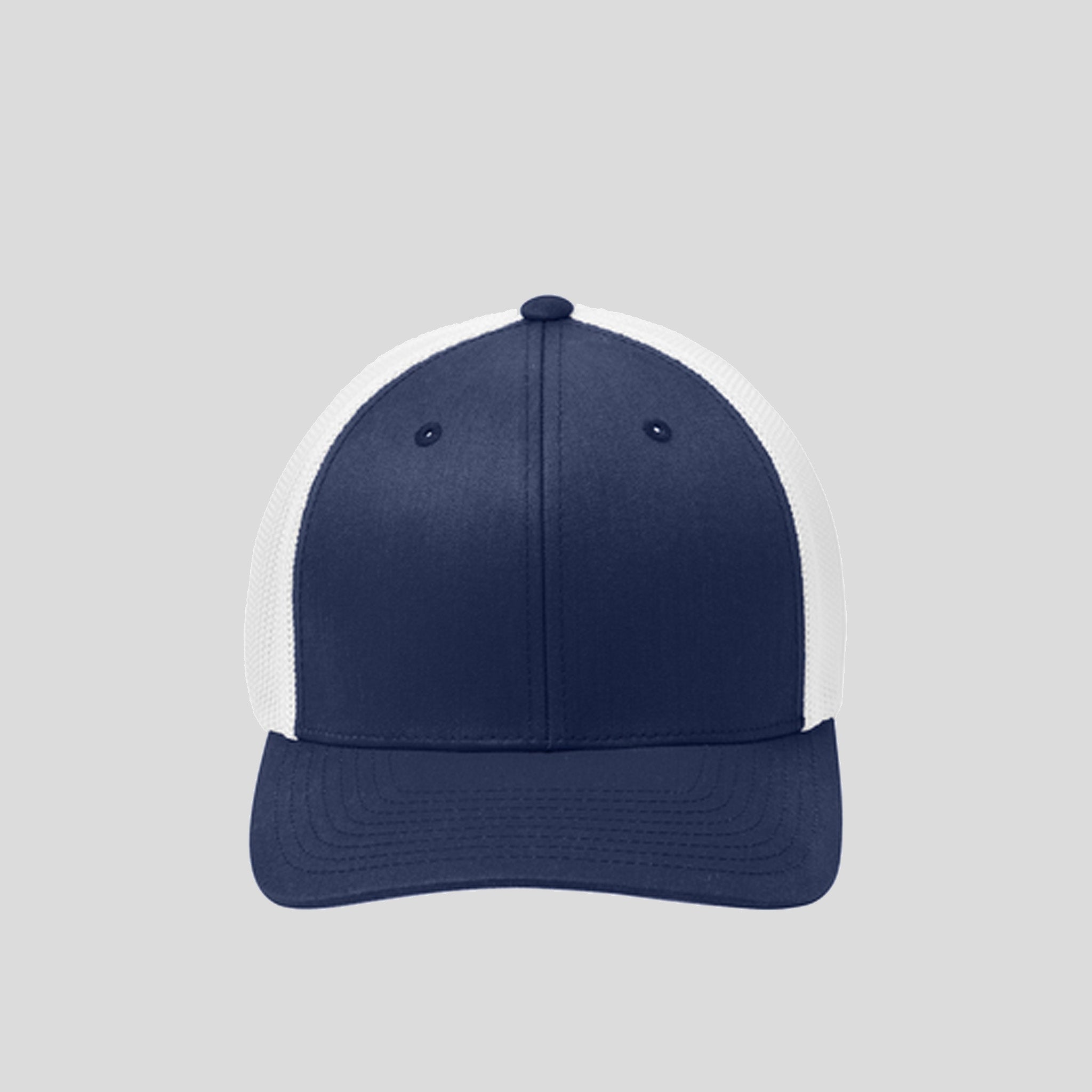 Flexfitยฎ Mesh Back Cap | True Navy/White