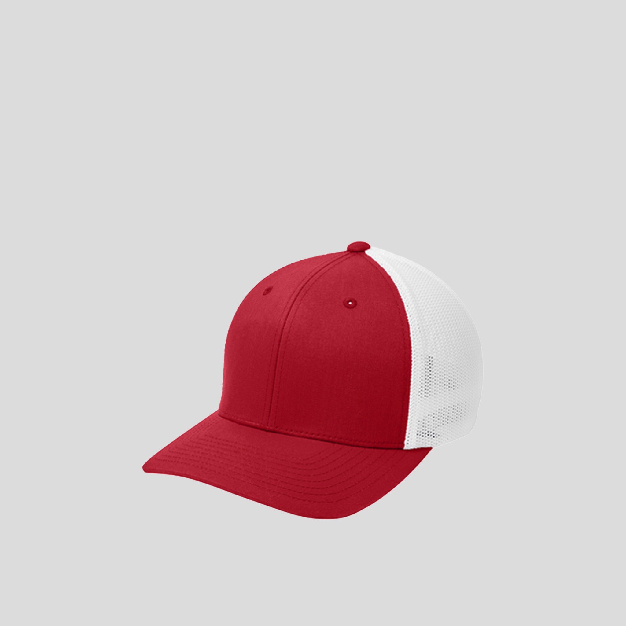 Flexfitยฎ Mesh Back Cap | True Red/White