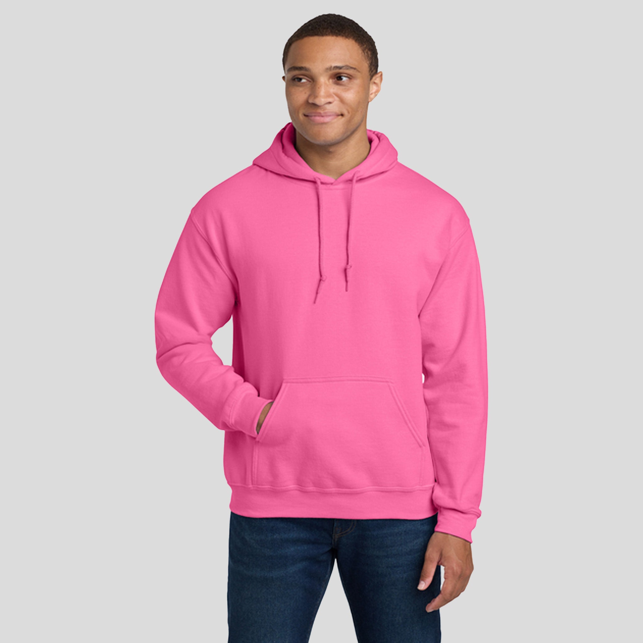 Heavy Blend™ Hooded Sweatshirt | Safety Pink