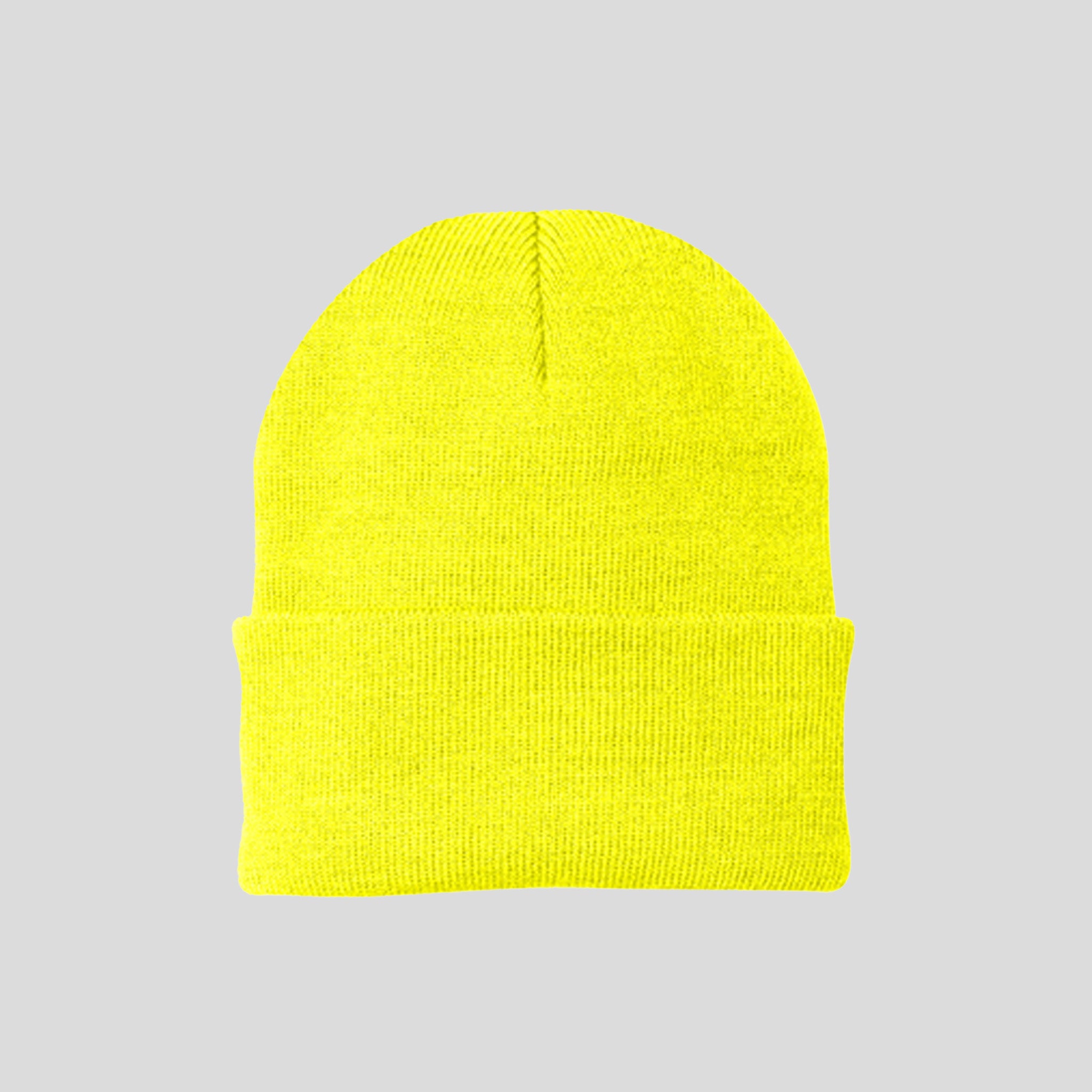 Knit Cap | Neon Yellow