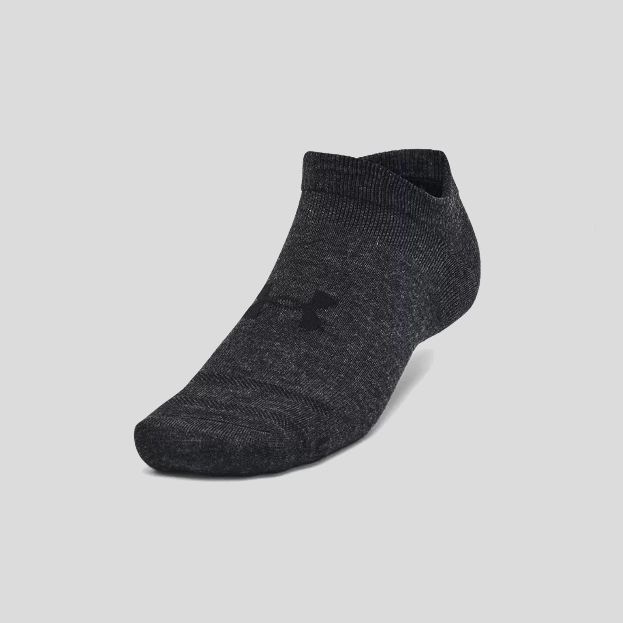 Unisex UA Essential 3-Pack No-Show Socks | Black